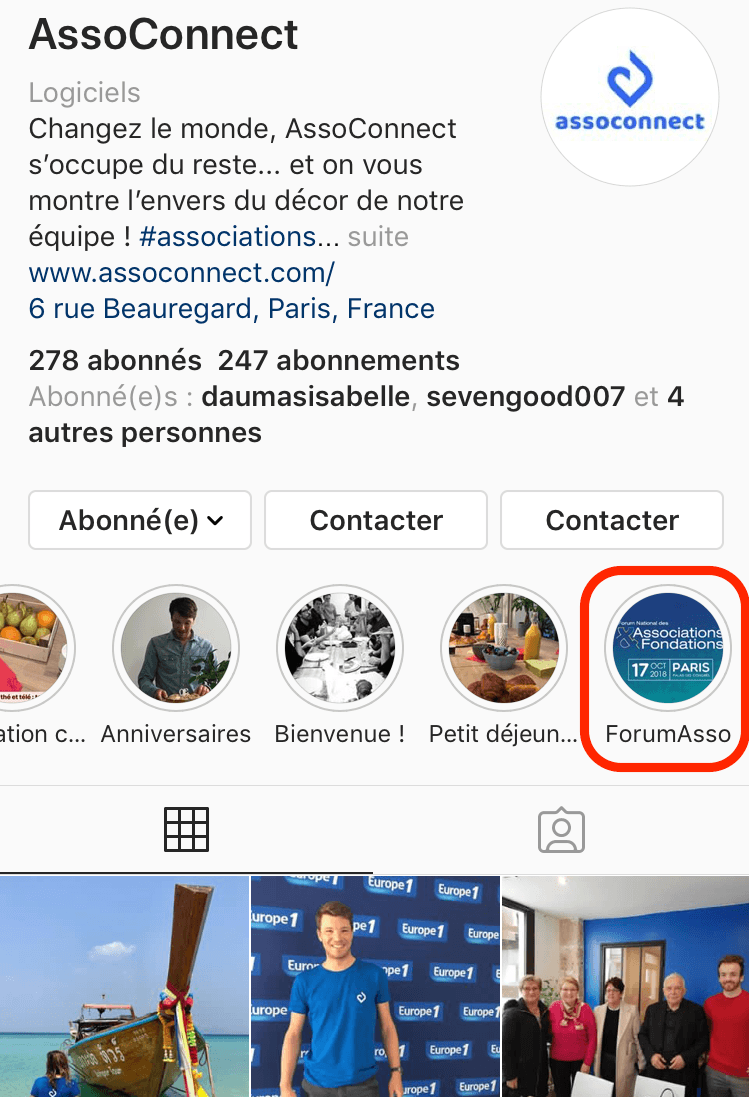 assoconnect association instagram feed